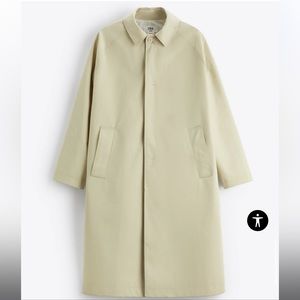 NWT Zara Water Repellent Trench Coat